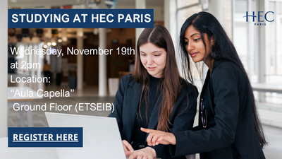 Sessió informativa: Doble titulació amb HEC Paris