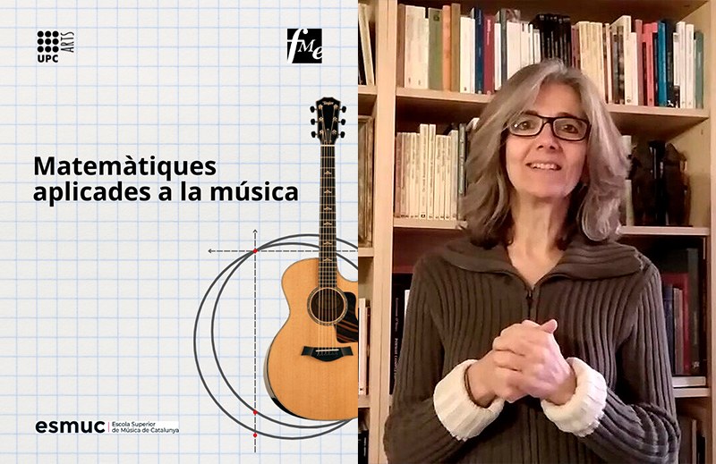 La professora Ana Barjau participa en l’assignatura “Matemàtiques aplicades a la música”, impulsada per la UPC i l’ESMUC