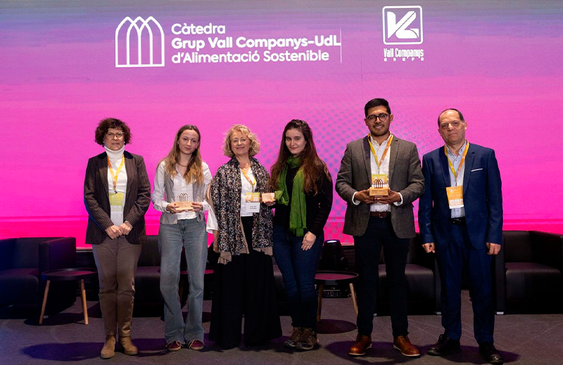 Laia Puy Navarro, estudiant del MUEI de l’ETSEIB, rep el 2n premi de la Càtedra Vall Companys–UdL pel seu TFM sobre potencial agrovoltaic a l’AMB