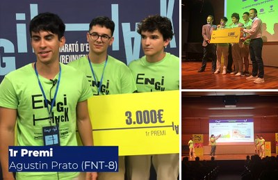 Talent i innovació de l’ETSEIB conquereixen l’Engihack 2025