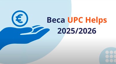Ajuts UPChelps 2025/2026: oberta la convocatòria