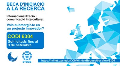 Beca d'iniciació a la recerca
