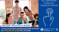 Beques de suport al Projecte LESIE. Sol·licituds fins al 21/11/2025