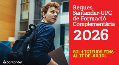 Beques Santander-UPC de Formació Complementària 2026