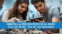 Oberta la preinscripció al Màster Universitari en Enginyeria Industrial (MUEI) - Curs 25-26 Q2